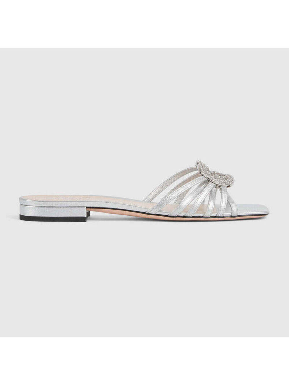Gucci Interlocking G Crystal Sandals(PLEASE REQUEST YOUR SIZE BEFORE PURCHASING)